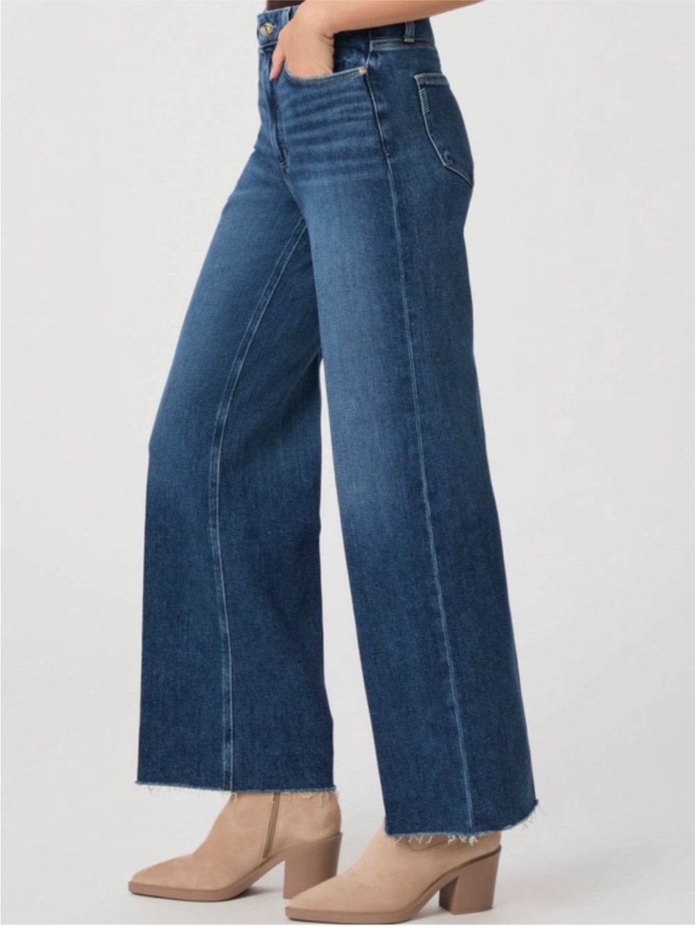 NWOT PAIGE Anessa Wide Leg Jean in Arpeggio 27x31 - Picture 3 of 9